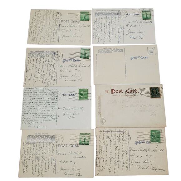 17 Chicago Postcard Lot Monument Edgewater Hotel Field Building Variety - Picture 6 of 10